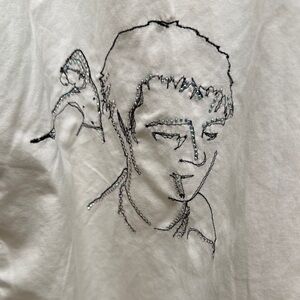 DIOR VINTAGE Christian Dior and Duncan Grant White Dress Shirt